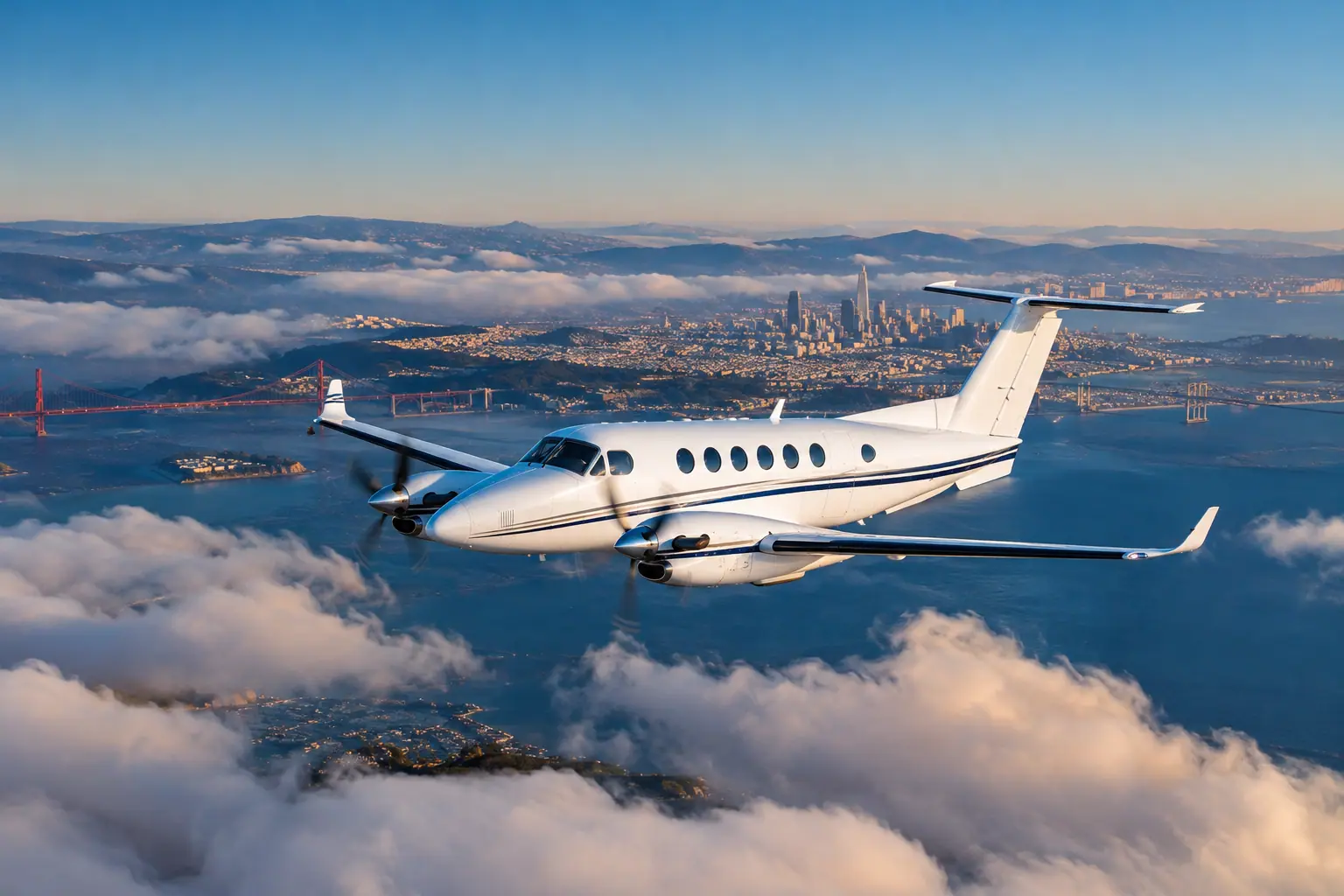 Private jet San Francisco to Los Angeles